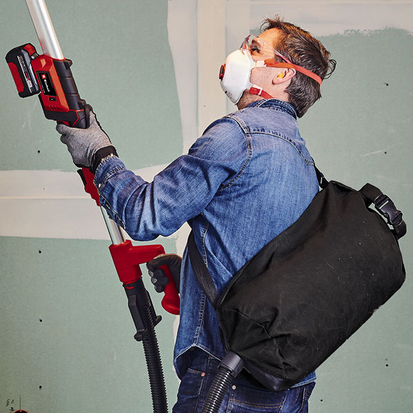 Шлифмашина д/стен и потолка акк. Einhell PXC TE-DW 18/225 Li + ЗУ 4 А + аккумулятор 18В 5.2 Ач (4259990SET)