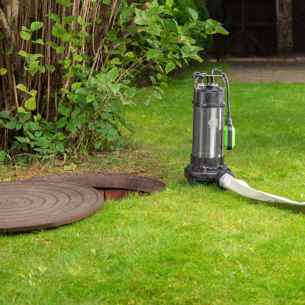 Фекальный насос СФН1500-Н, 1500 Вт, напор 19 м, 25000 л/ч, нож Сибртех (99805)