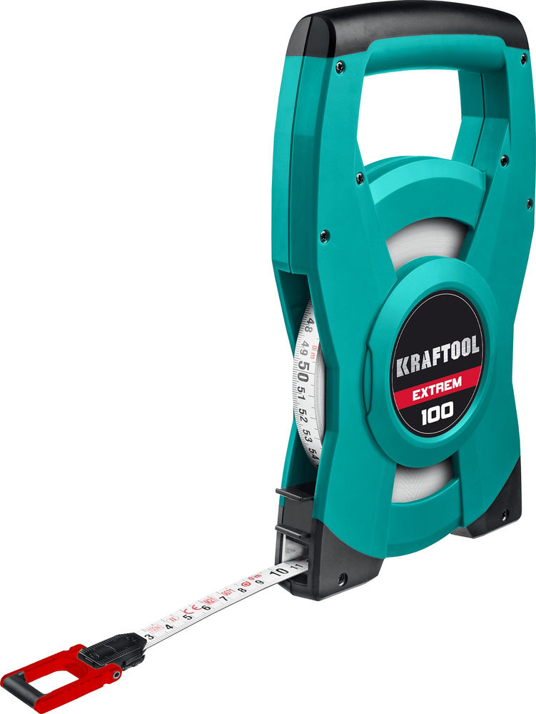 Лента мерная стальная геодезическая 100 м EXTREM KRAFTOOL