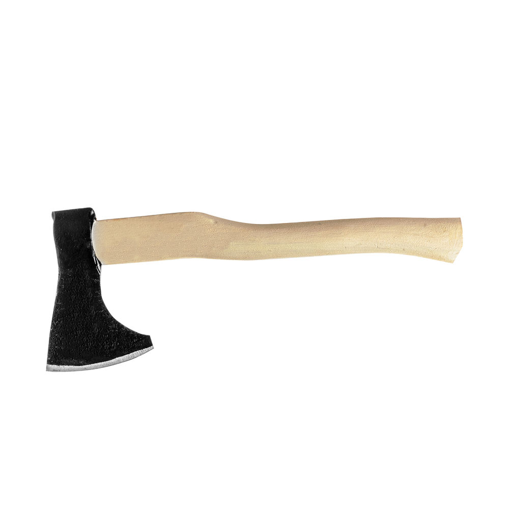 Топор кованный, в сборе, 600/930 г, деревянное топорище, 450 мм, таежный Олень, г. Вача Россия