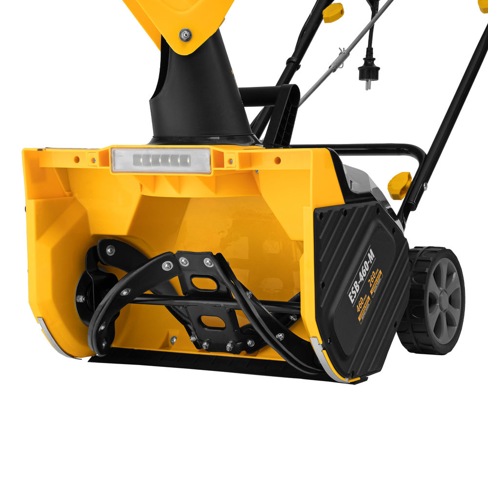 Электрическая снегоуборочная машина ESB-460-M, 1.8 кВт, металлический шнек, LED фара Denzel (97628)