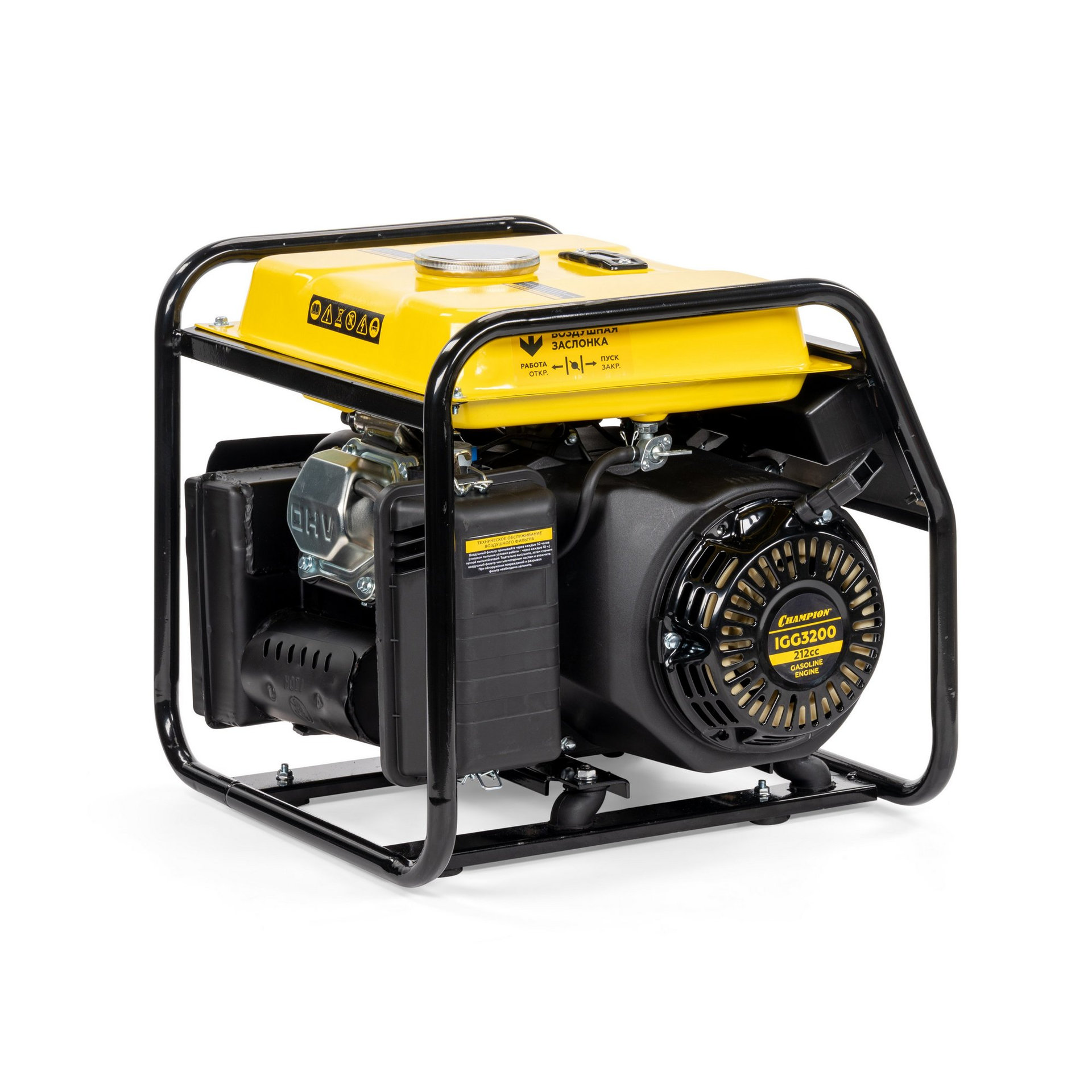 Генератор CHAMPION IGG3200 (3,2/3,5кВт 7лс 5,7л 26кг) (IGG3200)