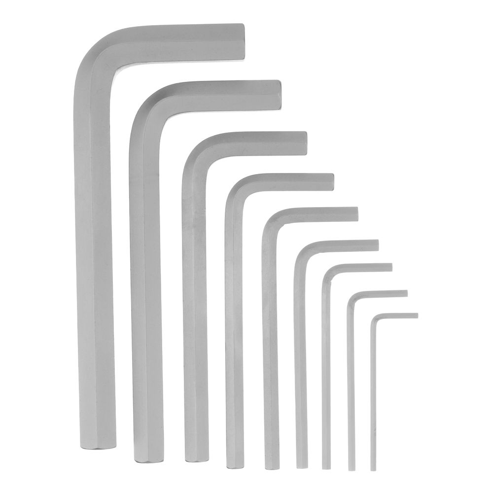 Набор ключей имбусовых, HEX, 2-12 мм, CrV, 9 шт. Сибртех