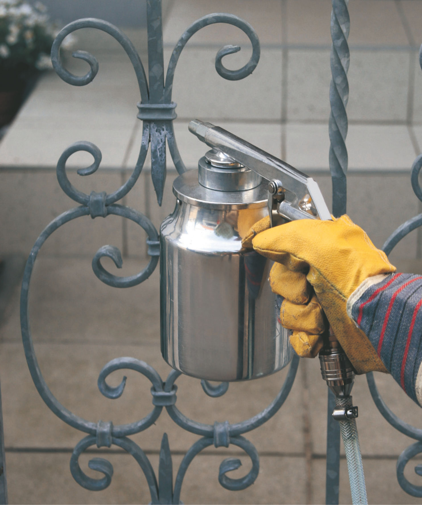 Пистолет пескоструйный Einhell, 1 л, 3-8 бар (4133300)