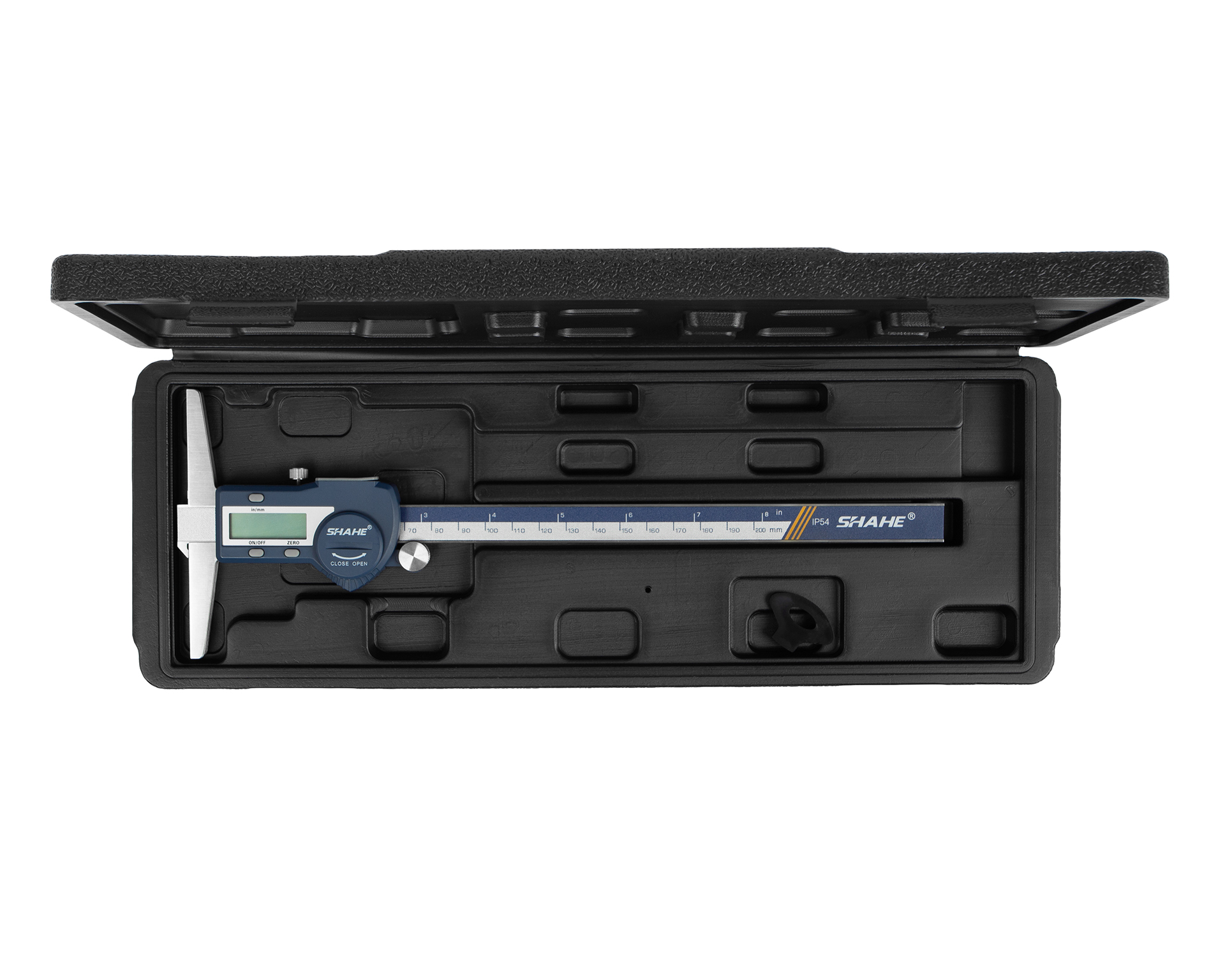 Штангенглубиномер ШГЦ- 200 0.01 электр. с дв. тол-м SHAHE