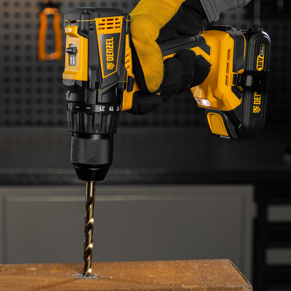 Сверло по металлу, 10 мм, HSS Co-8%// Denzel (71459)