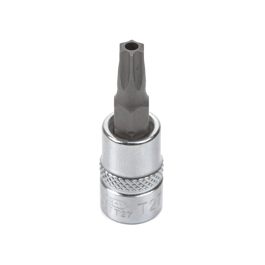 Головка торцевая с вставкой torx с отверстием T27H 1/4 Licota H2TT27