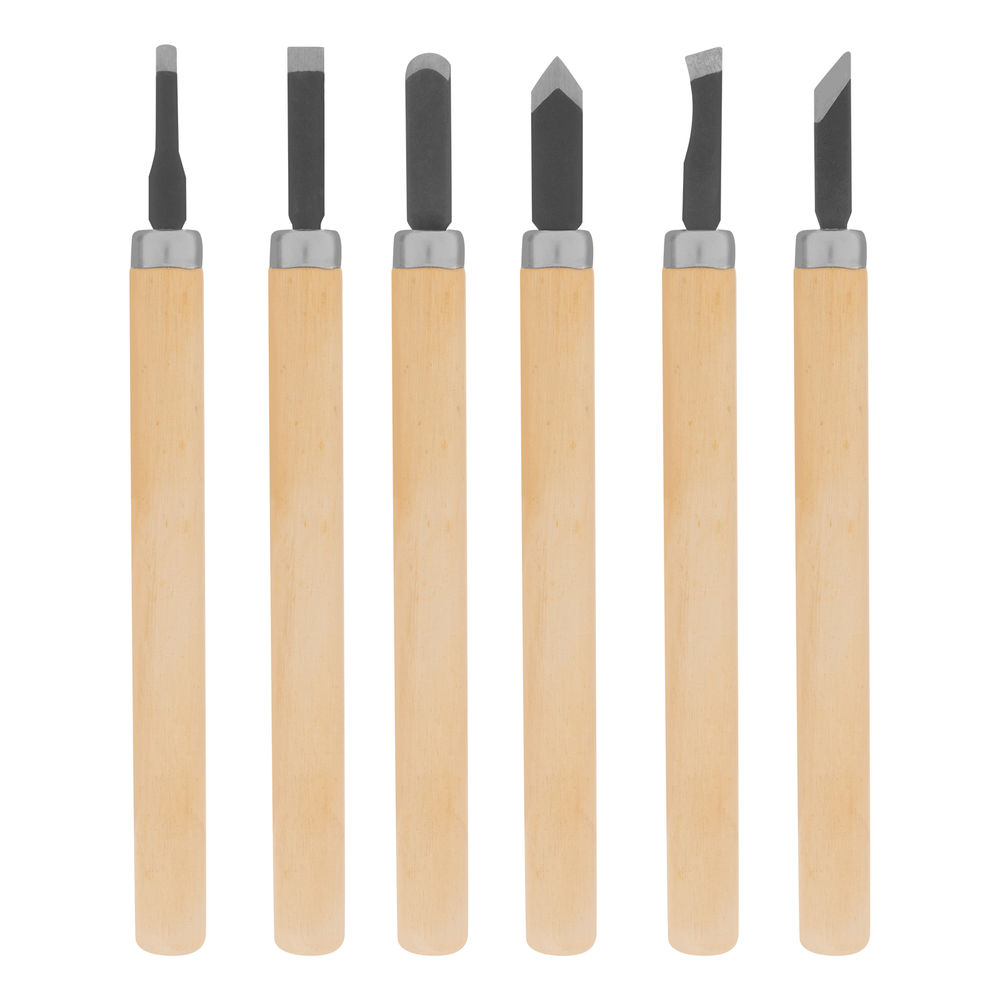 Набор резцов по дереву, 6 шт, Sparta (246065)