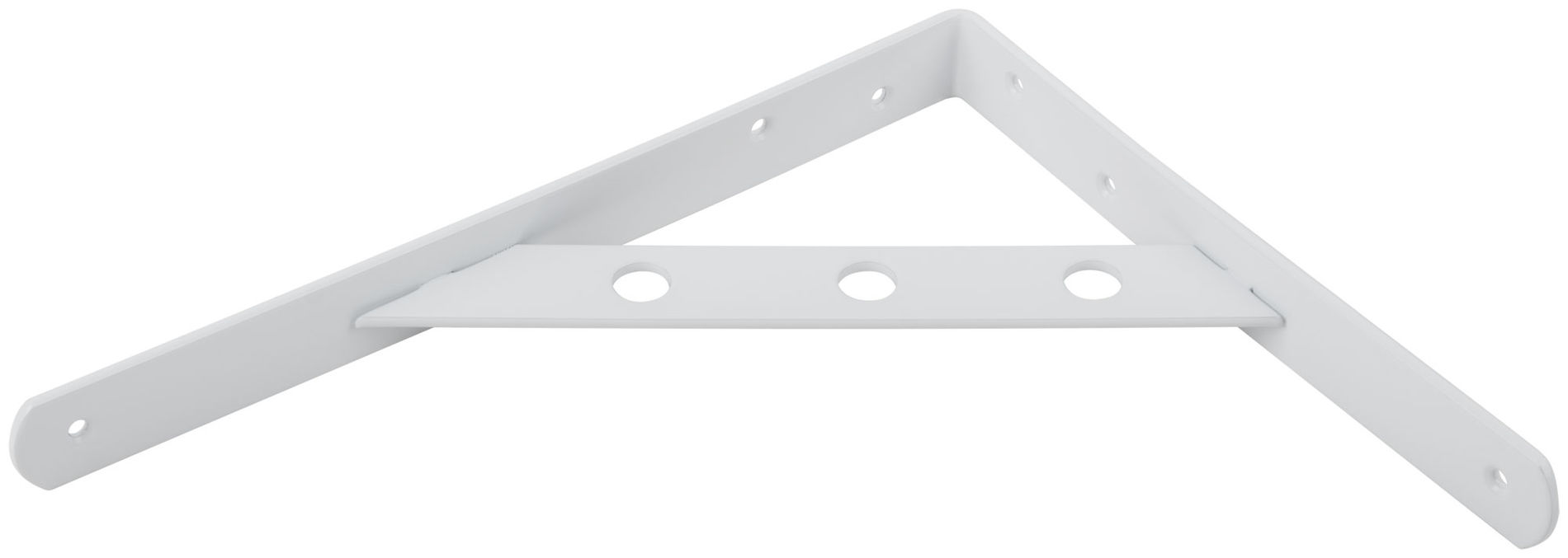 Уголок-кронштейн усиленный белый 250х200 мм (66105)