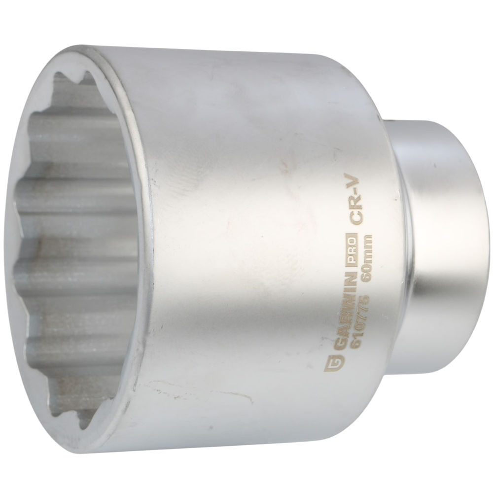 Головка, 1, 60 мм, торцевая, 12-гранная, GARWIN PRO, 610775-60