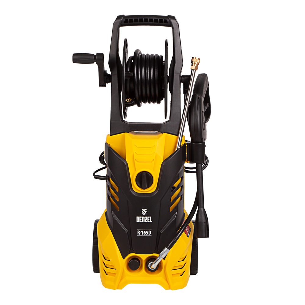 Моечная машина высокого давления R-165D, 2200 Вт, 165 бар, 7 л/мин, с барабаном Denzel (58235)