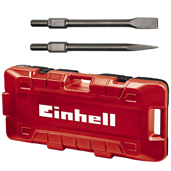 Молоток отбойный Einhell TE-DH 50, HEX, 1700Вт, 50Дж, 2 долота в комплекте, кейс (4139130)