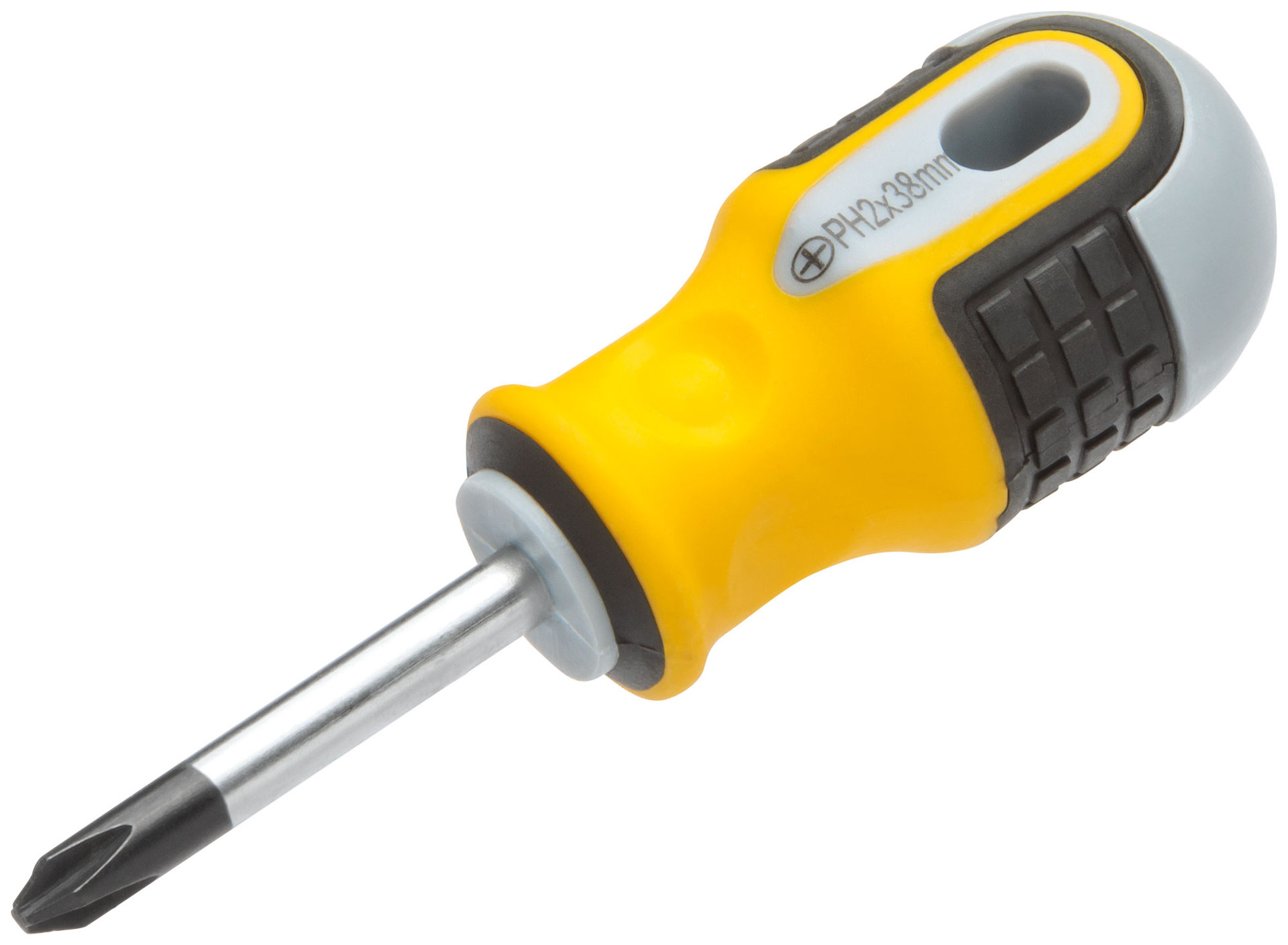 Отвертка Старт, CrV сталь, прорезиненная ручка 6х38 мм РН2 (55176)