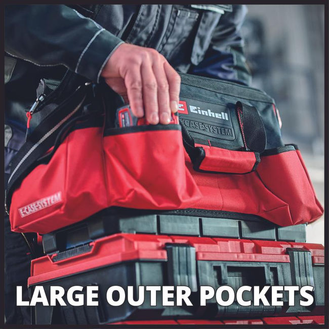 Сумка для инструмента Einhell E-Case Tasche, грузоподемность 30 кг, со стыковочной платформой (4540036)