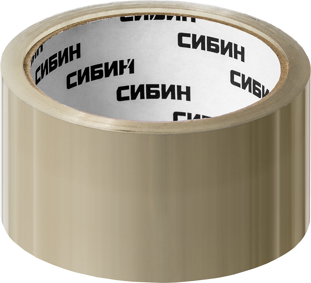 Клейкая лента 48 мм 50 м 40 мкм прозрачная СИБИН 12055-50-50_z02