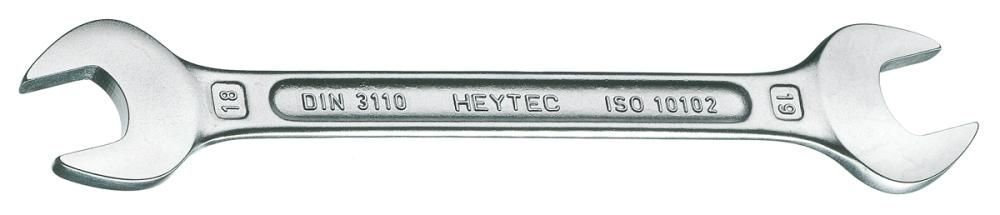 Ключ гаечный рожковый двусторонний 27?30 мм, Cr-V, хром, DIN 3110, HEYCO HE-50800273080