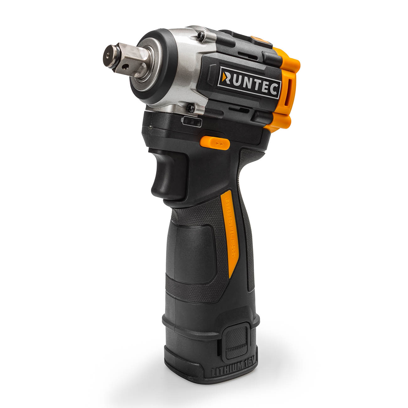 Гайковерт ударный аккумуляторный PRO 1/2, 16В, 2*2Ач, 180Нм RUNTEC RT-IW180