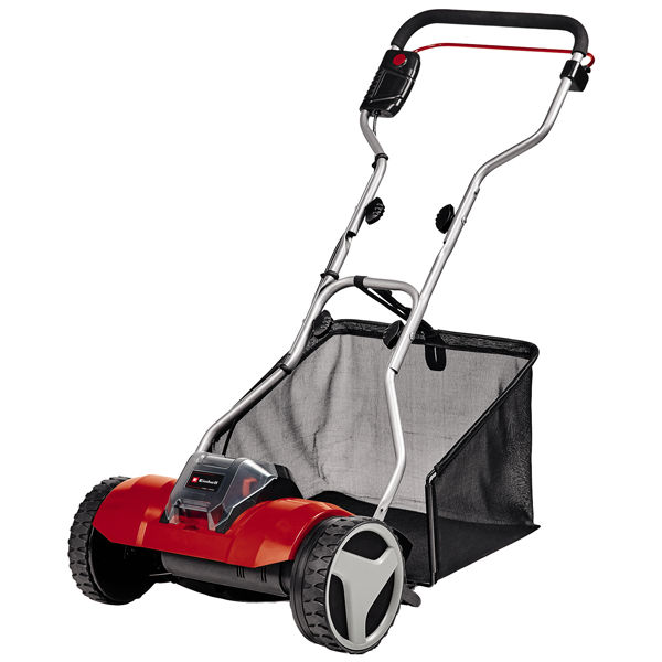 Газонокосилка акк Einhell PXC GE-HM 18/38 Li, 18В,цилиндрическая,14-38мм,травосборник,без АКК и ЗУ (3414200)