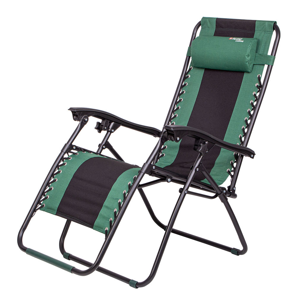 Кресло-шезлонг складное, многопозиционное 160 х 63.5 х 109 cм Camping Palisad (69606)
