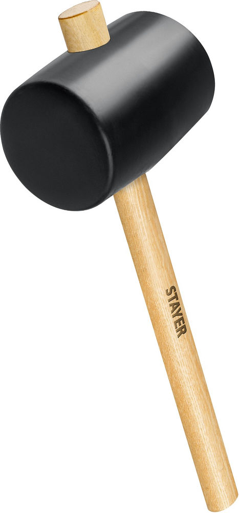 Киянка резиновая чёрная 1100 г STAYER 20505-100