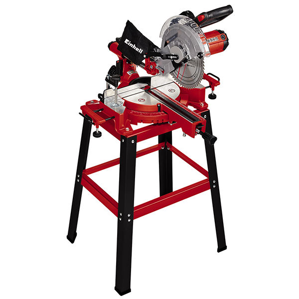 Пила торцовочная Einhell TC-SM 2531/2 U, 1900Вт,254х30мм,пропил 310х70мм,со станиной (4300805)