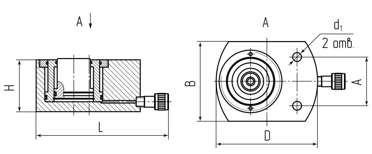 Домкрат низкий телескопический ДН10М25Т (КВТ) 84593