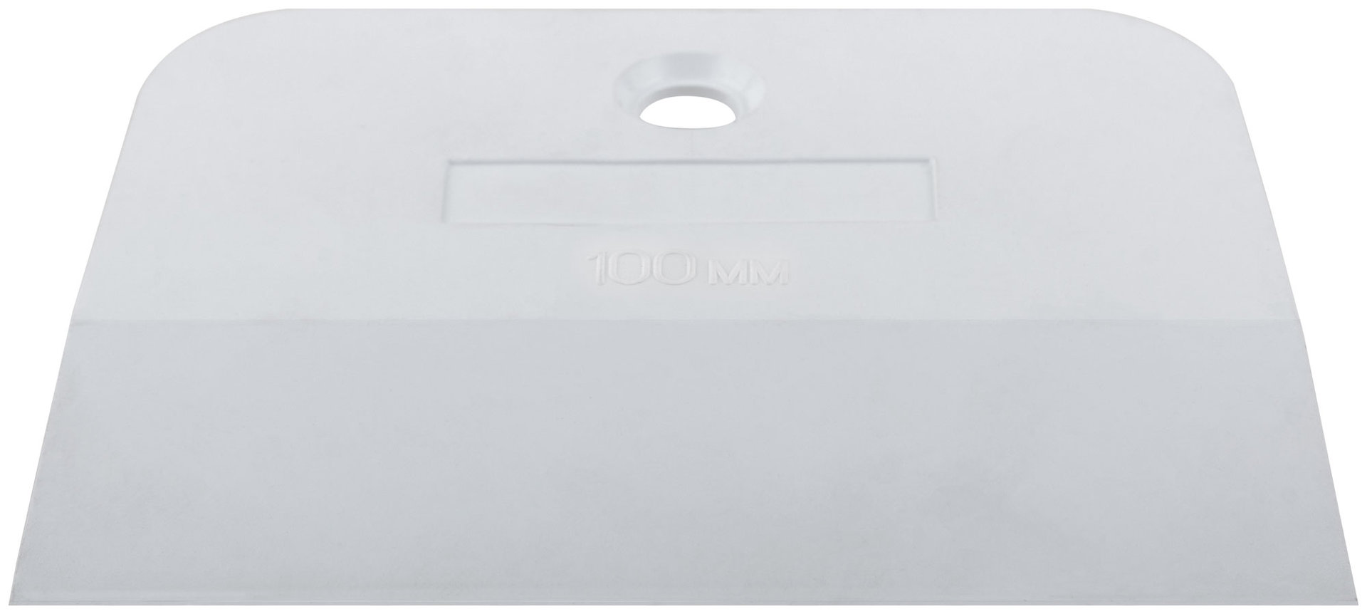 Шпатель резиновый белый 100 мм (06858)