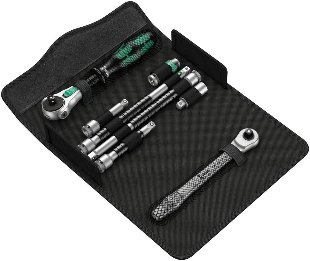 Набор с трещоткой 1/4, 8 пр. Kraftform Kompakt Zyklop MS1 Metal/Speed WE-135949