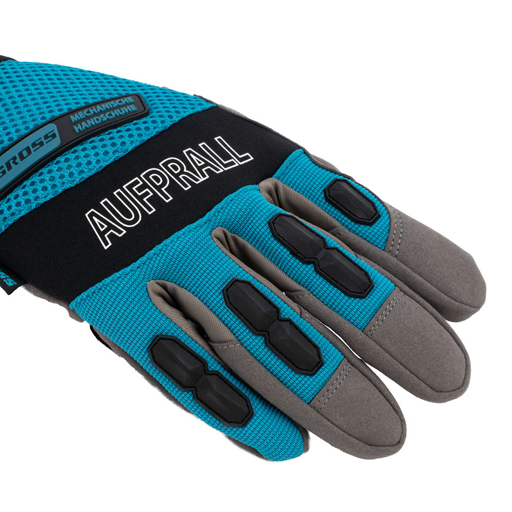 Перчатки универсальные комбинированные, с защитными накладками, STYLISH, размер XL (10) Gross (90320)