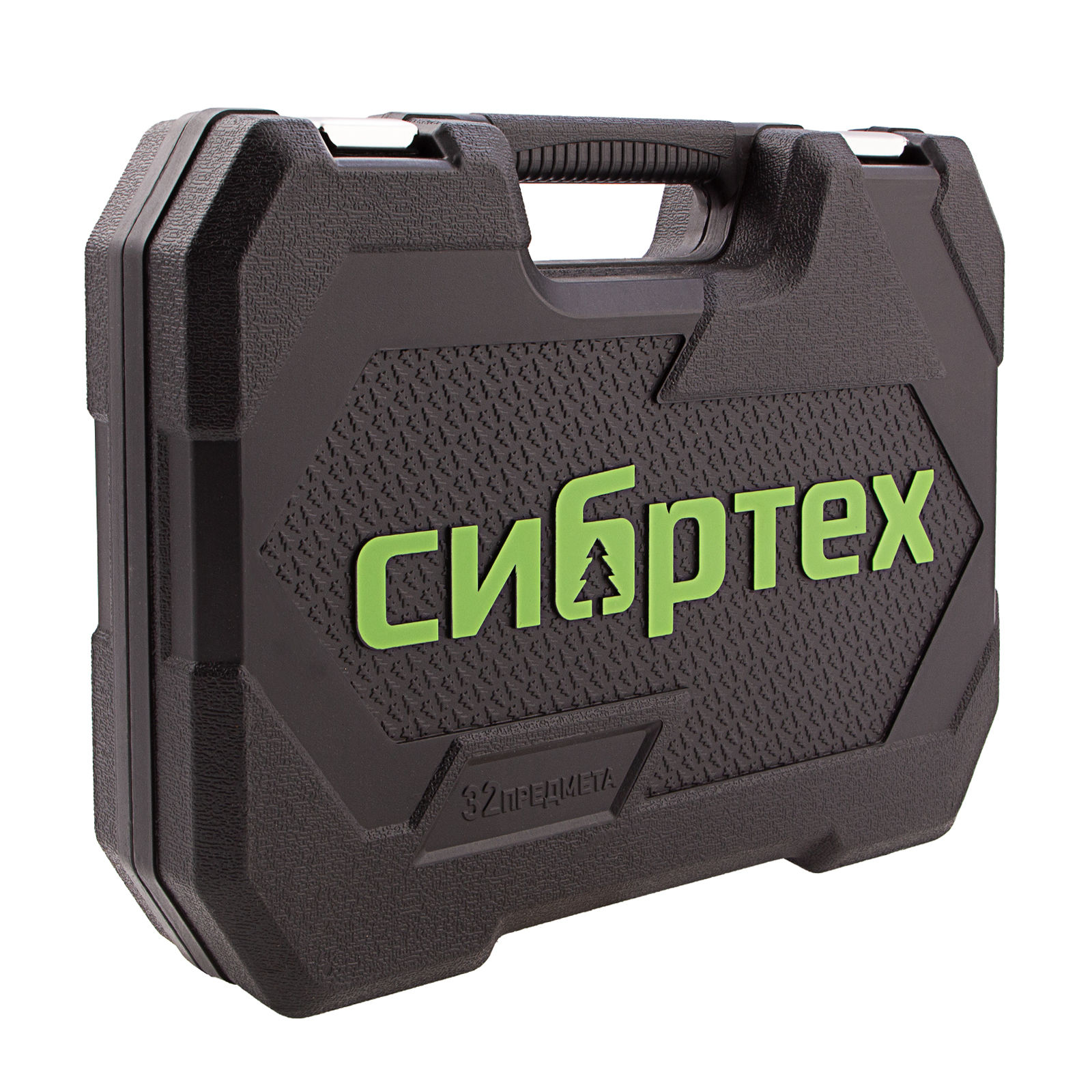 Набор инструментов 32 предмета, CrV, 1/2 Сибртех (13527)
