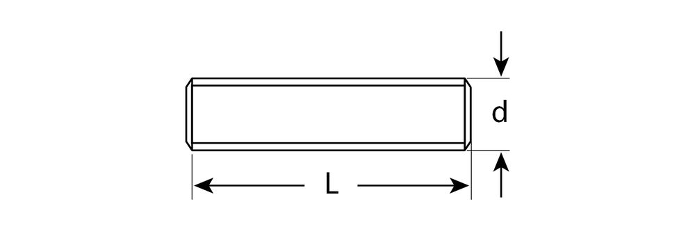 Резьбовая шпилька М20 x 2000 мм, кл. пр. 4.8, цинк, 1 шт ЗУБР DIN 975 4-303350-20-2000