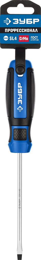 Отвертка SL4 x 100 мм ЗУБР Профессионал 25231-4_z01