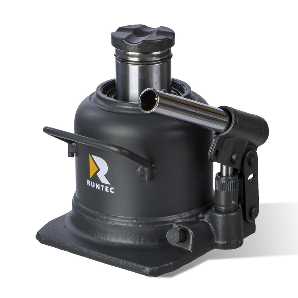 RUNTEC RT-WJ20 Домкрат бутылочный, двухштоковый,профессиональный 20 т, 150-245 мм (RT-WJ20)