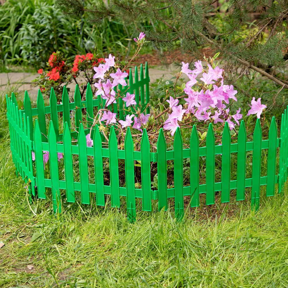 Забор декоративный Рейка, 28 х 300 см, зеленый, Palisad (65005)