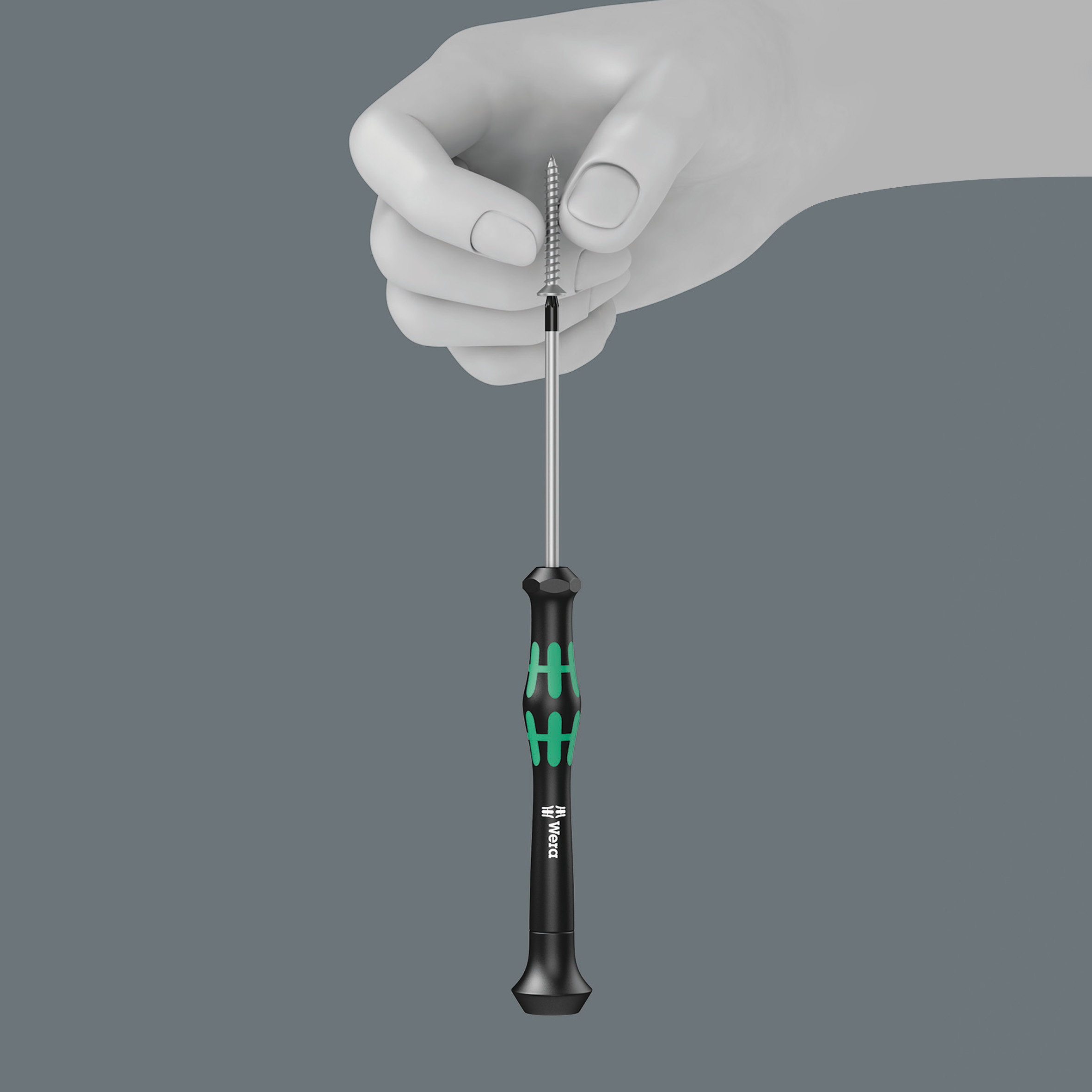 Отвёртка прецизионная TX 5 x 40 мм с фиксацией TORX HF Kraftform Micro серия 2067 Wera WE-118181