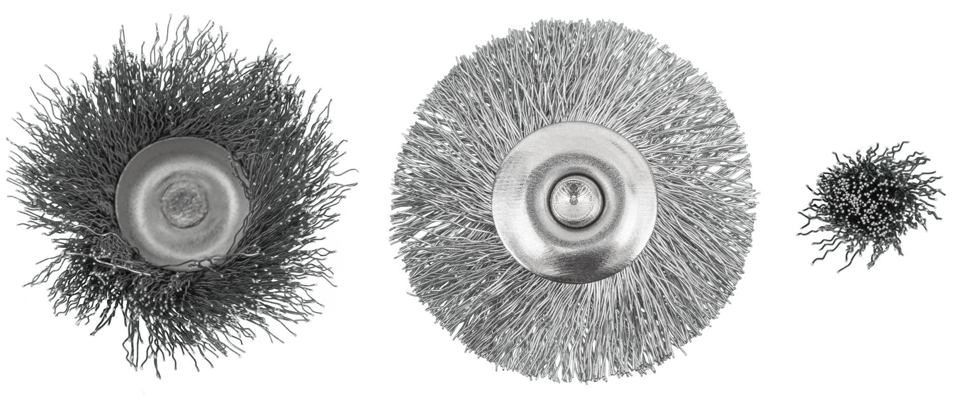 Корщетки стальные набор 3 шт (36903)
