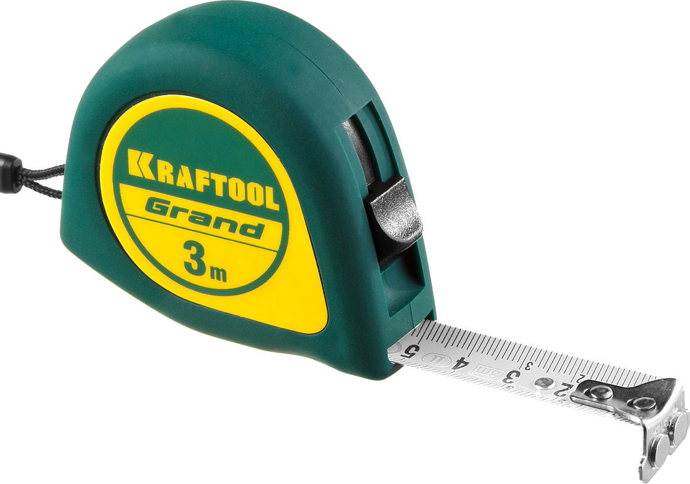 Рулетка 3 м х 16 мм Grand KRAFTOOL 34022-03-16