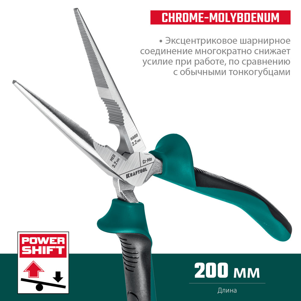 Тонкогубцы KraftMax, 200 мм KRAFTOOL 22011-3-20_z01