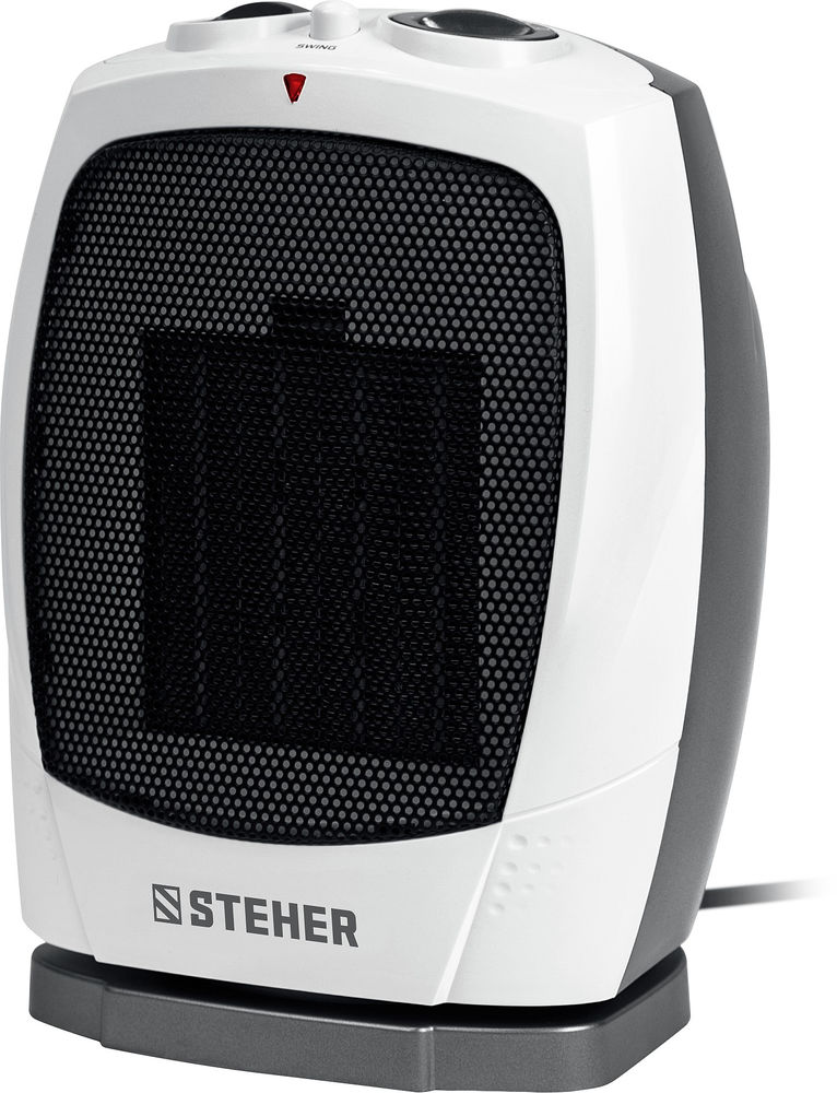 Тепловентилятор 2 кВт металло-керамический нагревательный элемент автоповорот STEHER SVK-2000T