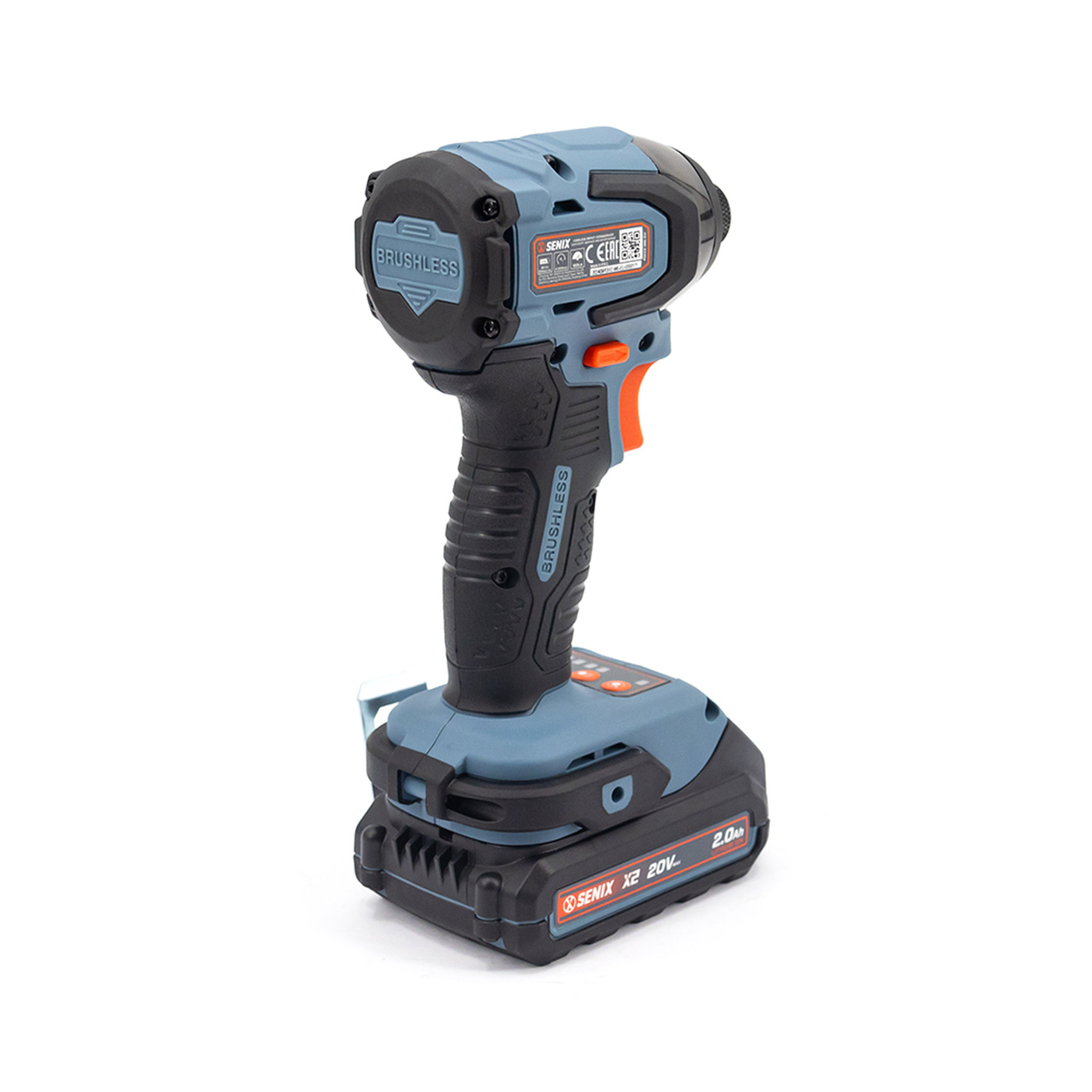 Импульсный шуруповерт, 180Нм, 1х4Ач, ЗУ, кейс X2 20В