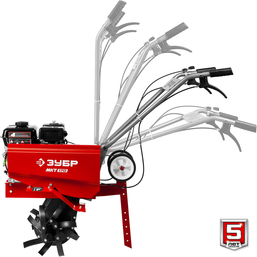 Культиватор бензиновый 6.5 л.с. ЗУБР МКТ-170