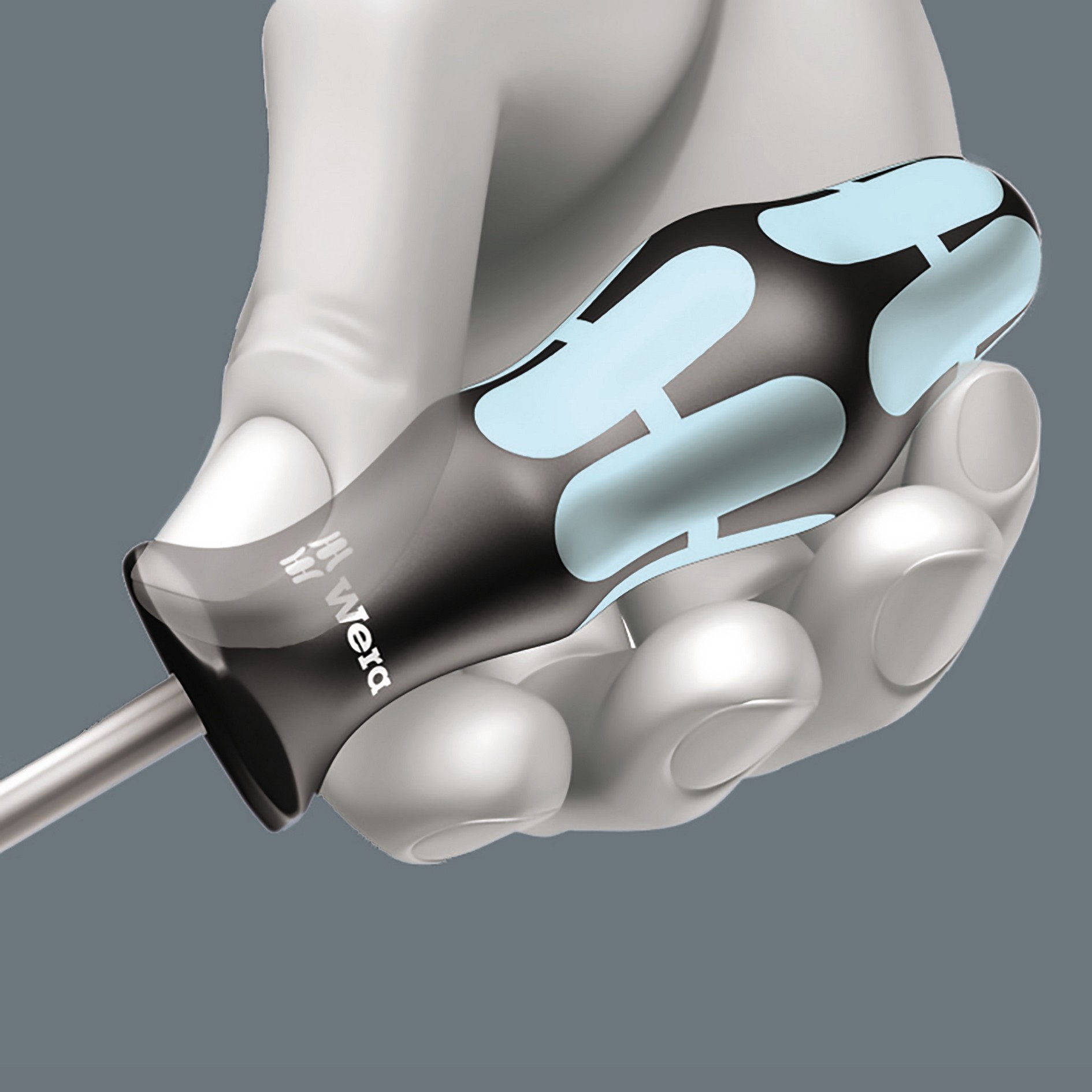 Отвёртка-битодержатель 119 мм патрон Rapidaptor нерж. 1/4 C6.3/E6.3 Kraftform Plus серия 3816 R Wera WE-051465