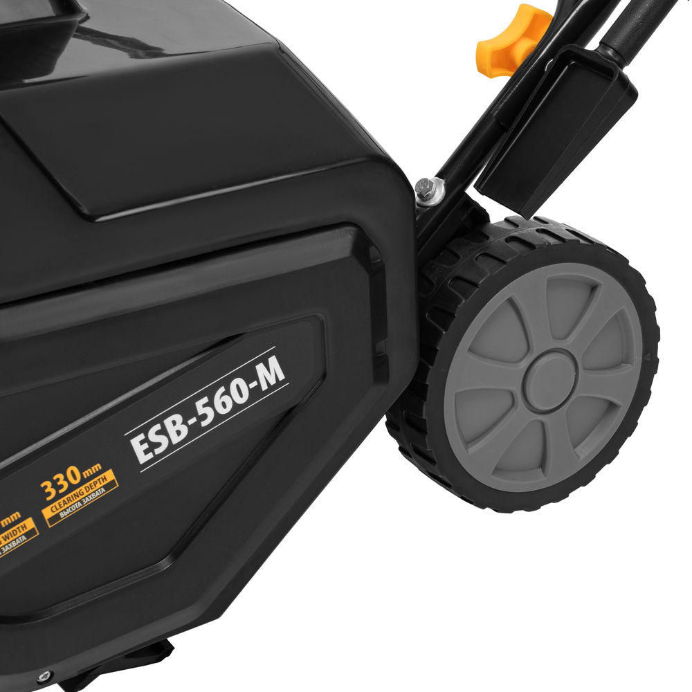 Электрическая снегоуборочная машина ESB-560-M, 2,5 кВт, металлический шнек, LED фара Denzel (97629)