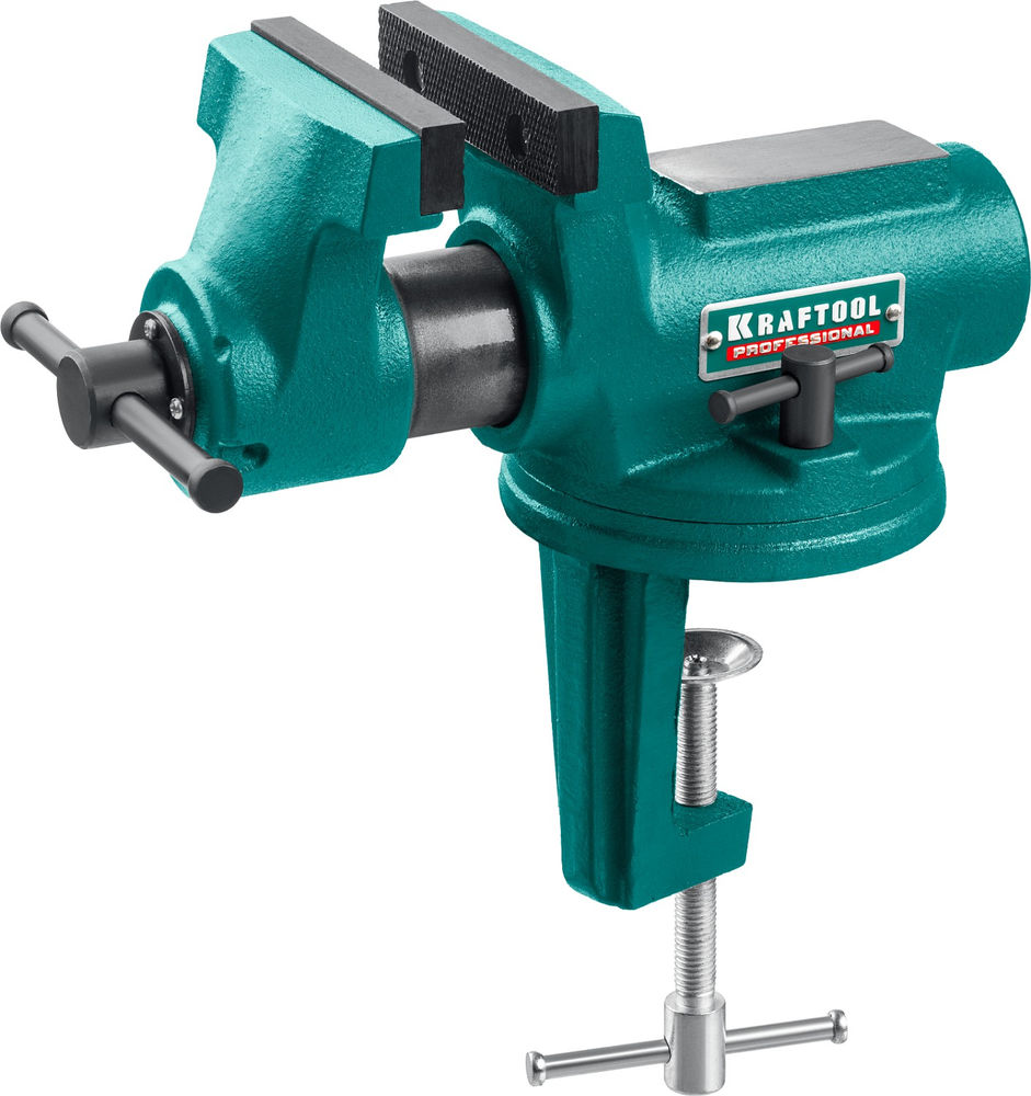 Универсальные мобильные тиски EXPERT 100 мм, в кейсе KRAFTOOL 32710-100