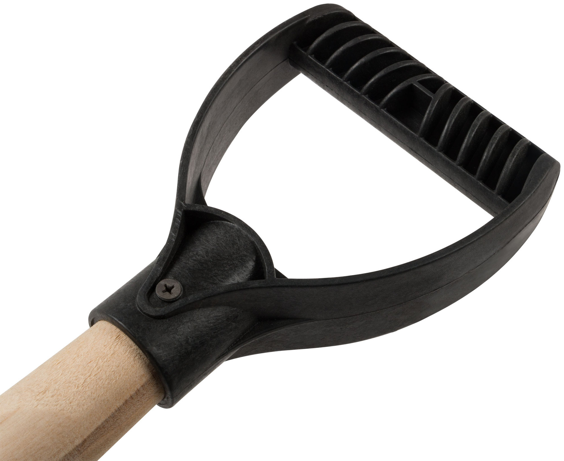 Лопата совковая, рельсовая сталь, с деревянным черенком 235х350х1420 мм (77194)