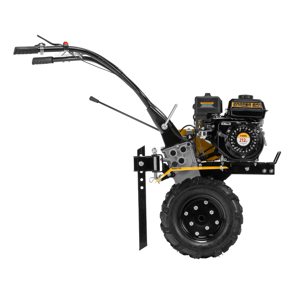 Мотоблок DPT-170, 7 л.с., ремен.сцеп, шир 85 см, глуб 35 см,фрез 3х3,ШОМ,скор 2В/1Н,кол 8 Denzel (56431)