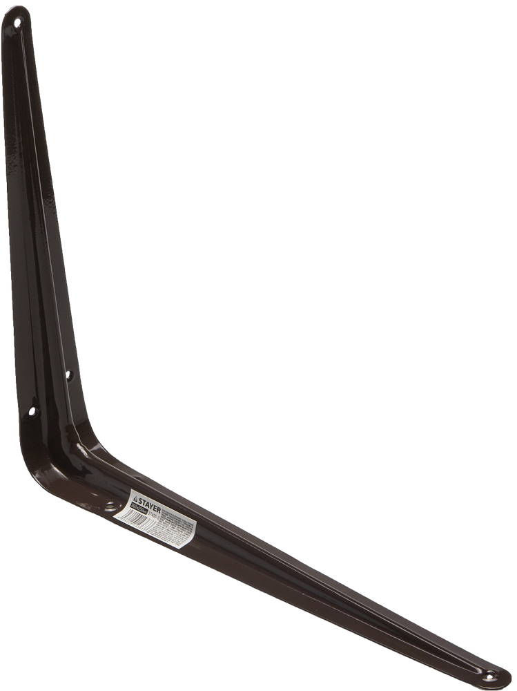 Уголок-кронштейн 300 х 250 мм коричневый STAYER 37405-3