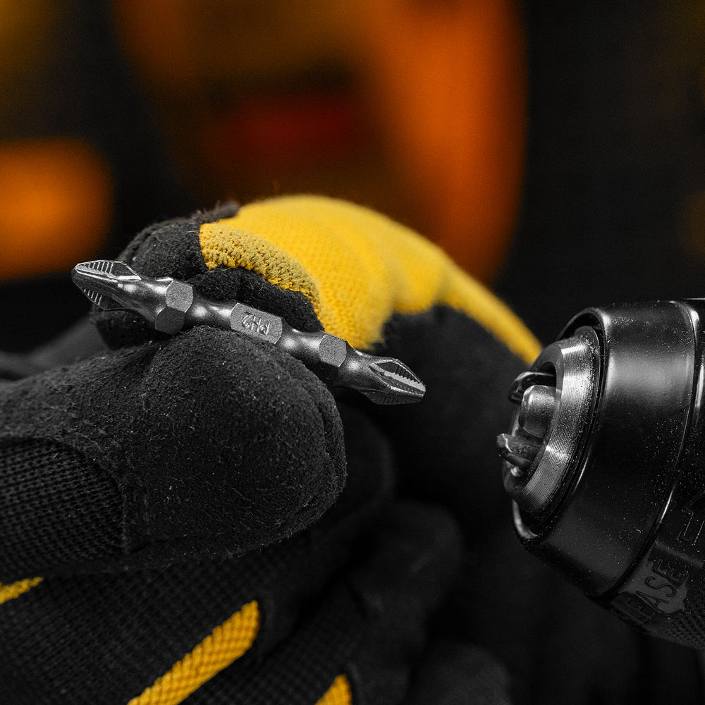 Бита двухсторонняя, PH2-PH2 х 45 мм, сталь S2, 10 шт. Denzel (11673)