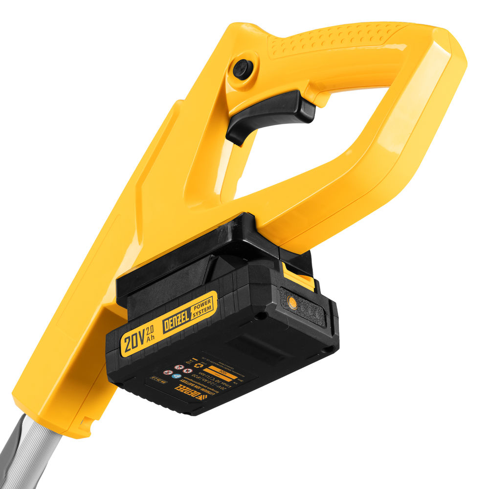 Портативная аккумуляторная газонокосилка CLM-22, Li-ion, 20В, 220 мм // Denzel (58860)