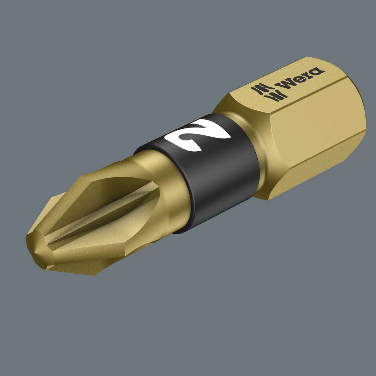 Бита торсионная PZ 2 x 25 мм сверхтвёрдая 1/4 C6.3 серия 855/1 BTH PZ Wera WE-056712